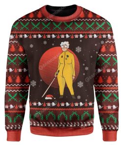 Ugly Grandma Claus Custom Sweater Apparel HD-TA21111909 Ugly Christmas Sweater Long Sleeve S 