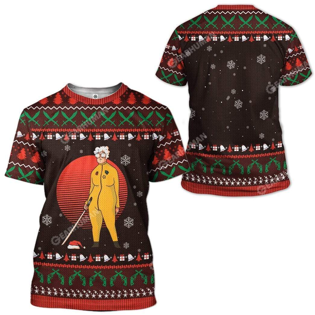 Gearhumans Ugly Grandma Claus Custom T-shirt - Hoodies Apparel 7 Ugly Grandma Claus Custom T-shirt - Hoodies Apparel HD-TA21111909 3D Custom Fleece Hoodies