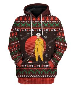 Ugly Grandma Claus Custom T-shirt - Hoodies Apparel HD-TA21111909 3D Custom Fleece Hoodies Hoodie S 