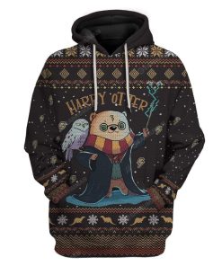 Ugly Harry Otter Custom T-shirt - Hoodies Apparel HD-AT18111906 3D Custom Fleece Hoodies Hoodie S