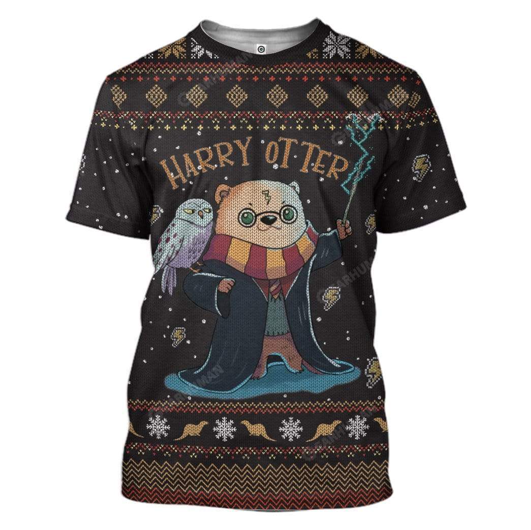 Gearhumans Ugly Harry Otter Custom T-shirt - Hoodies Apparel 3 Ugly Harry Otter Custom T-shirt - Hoodies Apparel HD-AT18111906 3D Custom Fleece Hoodies T-Shirt S