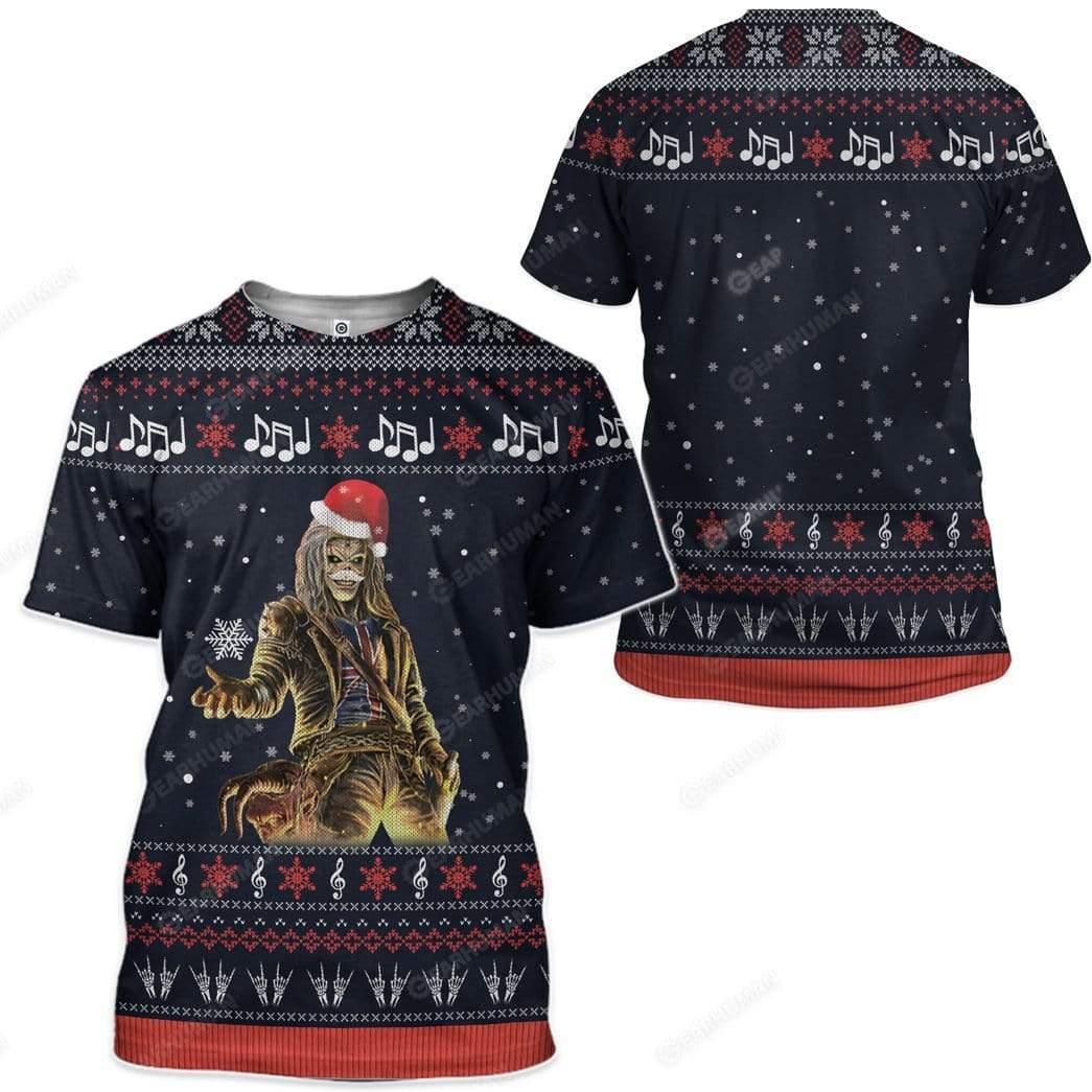 Gearhumans Ugly Iron Maiden Custom T-shirt - Hoodies Apparel 7 Ugly Iron Maiden Custom T-shirt - Hoodies Apparel HD-TA14111902 3D Custom Fleece Hoodies