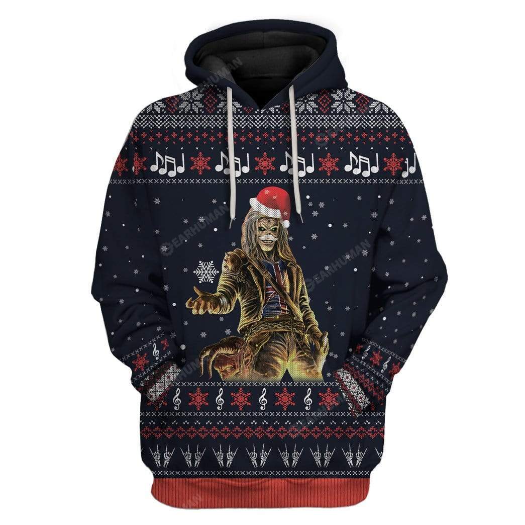 Gearhumans Ugly Iron Maiden Custom T-shirt - Hoodies Apparel 1 Ugly Iron Maiden Custom T-shirt - Hoodies Apparel HD-TA14111902 3D Custom Fleece Hoodies Hoodie S