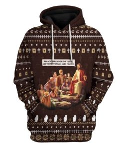 Ugly Jesus Custom T-shirt - Hoodies Apparel HD-AT16111907 3D Custom Fleece Hoodies Hoodie S 