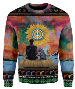 Ugly John Wick And Dog Custom Sweater Apparel HD-TA08111907 Ugly Christmas Sweater Long Sleeve S 