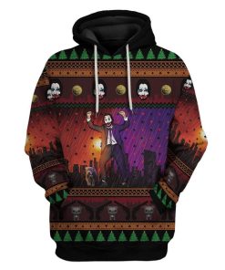 Ugly John Wick Joker Custom T-shirt - Hoodies Apparel HD-DT07111920 3D Custom Fleece Hoodies Hoodie S 