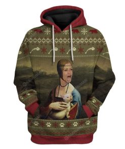 Ugly Lady With Cat Custom T-Shirts Hoodies Apparel HD-AT25111917 3D Custom Fleece Hoodies Hoodie S