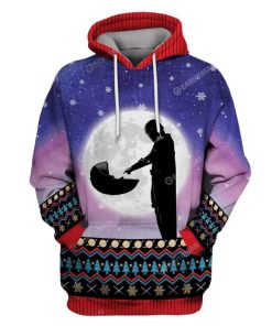 Ugly Mando And Baby Custom T-Shirts Hoodies Apparel MV-TA2611194 3D Custom Fleece Hoodies Hoodie S