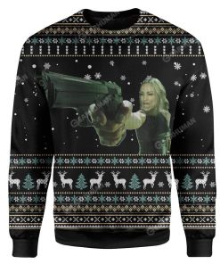 Ugly Matrix CustomSweater Apparel HD-AT11111909 Ugly Christmas Sweater Long Sleeve S 