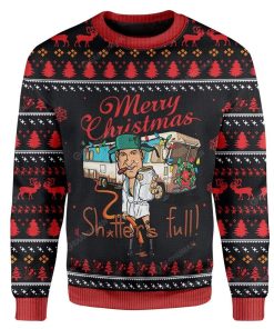 Ugly Merry Christmas Sh*tter's Full Custom Sweater Apparel MV-AT2811194 Ugly Christmas Sweater Long Sleeve S