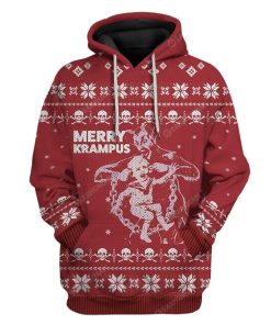 Ugly Merry Krampus Hoodie T-Shirts Apparel HD-QM30111921 3D Custom Fleece Hoodies Hoodie S 