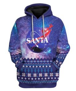 Ugly Nasa Custom T-shirt - Hoodies Apparel HD-TA20111918 3D Custom Fleece Hoodies Hoodie S 