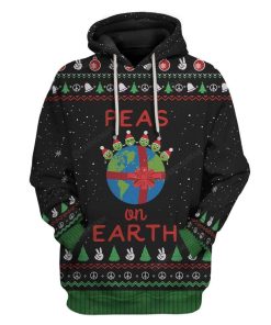 Ugly Peas On Earth Custom T-shirt - Hoodies Apparel HD-TA21111918 3D Custom Fleece Hoodies Hoodie S 