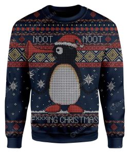 Ugly Penguin Custom Sweater Apparel HD-TT13111915 Ugly Christmas Sweater Long Sleeve S 