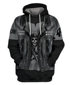 Ugly Rider Custom T-shirt - Hoodies Apparel HD-UGL110184 3D Custom Fleece Hoodies Hoodie S 