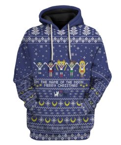 Ugly Sailor Moon Custom T-shirt - Hoodies Apparel HD-TA16111901 3D Custom Fleece Hoodies Hoodie S 