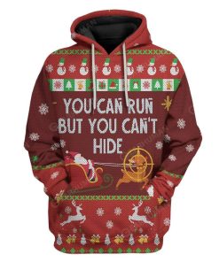Ugly Santa Custom T-shirt - Hoodies Apparel HD-TA11111901 3D Custom Fleece Hoodies Hoodie S 