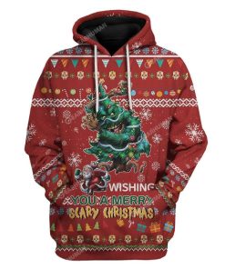 Ugly Santa Custom T-shirt - Hoodies Apparel HD-TA11111903 3D Custom Fleece Hoodies Hoodie S 