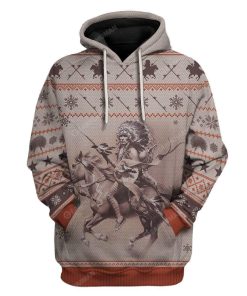 Ugly Shadows of the Warriors Custom T-shirt - Hoodies Apparel HD-TT13111907 3D Custom Fleece Hoodies Hoodie S 