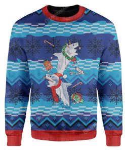Ugly Sharks Custom T-shirt - Hoodies Apparel HD-TT08111901 Ugly Christmas Sweater Long Sleeve S 