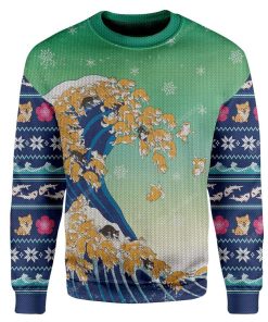 Ugly Shiba Custom Sweater Apparel HD-TA16111918 Ugly Christmas Sweater Long Sleeve S 