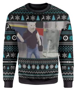 Ugly Shut Down Yelling Girl Sweater Apparel CT-AT2911192 Ugly Christmas Sweater Long Sleeve S 