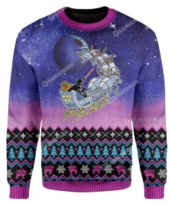 Ugly Star Wars Custom T-shirt - Hoodies Apparel HD-TA07111901 Ugly Christmas Sweater Long Sleeve S 