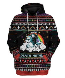Ugly Sweater Death Metal Hoodie T-Shirts Apparel MS-QM28111911 3D Custom Fleece Hoodies Hoodie S 