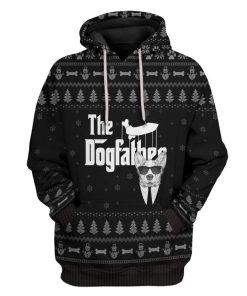 Ugly The DogFather Corgi Christmas Custom T-Shirts Hoodies Apparel DG-DT0612196 3D Custom Fleece Hoodies Hoodie S 