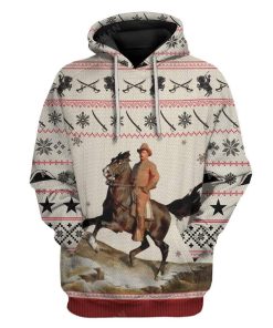 Ugly Theodore Roosevelt Custom T-shirt - Hoodies Apparel HD-AT13111920 3D Custom Fleece Hoodies Hoodie S 