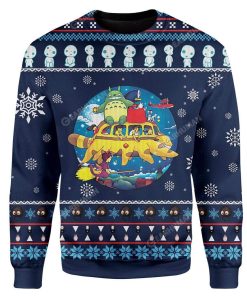 Ugly Totoro Custom T-shirt - Hoodies Apparel HD-TA06111904 Ugly Christmas Sweater Long Sleeve S 