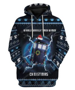 Ugly Wibbly Wobbly Timey Wimey Christmas Custom Hoodies-T-Shirts Apparel HD-DT05111908 3D Custom Fleece Hoodies Hoodie S 