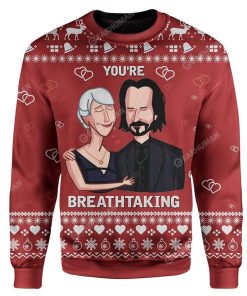 Ugly You're Breathtaking Custom Sweater Apparel HD-DT12111921 Ugly Christmas Sweater Long Sleeve S 