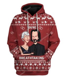 Ugly You're Breathtaking Custom T-shirt - Hoodies Apparel HD-DT12111921 3D Custom Fleece Hoodies Hoodie S 