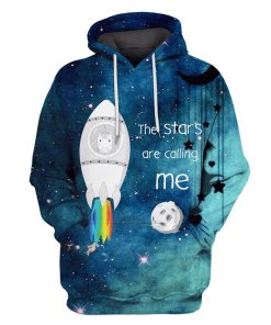 Unicorn Astronut OuterSpace Custom T-shirt - Hoodies Apparel GH110217 3D Custom Fleece Hoodies Hoodie S