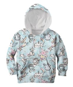 Unicorn Pets Custom Hoodies T-shirt Apparel HD-PET1103427K kid 3D apparel Kid Hoodie S/6-8