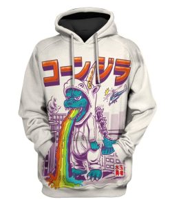 Unicornzilla Custom T-shirt - Hoodies Apparel HD-GH20309 3D Custom Fleece Hoodies Hoodie S 