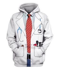 Uniform Of Doctor Custom T-shirt - Hoodies Apparel HD-JOB110103 3D Custom Fleece Hoodies Hoodie S