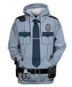 Uniform Of Police Custom T-shirt - Hoodies Apparel HD-JOB110101 3D Custom Fleece Hoodies Hoodie S 