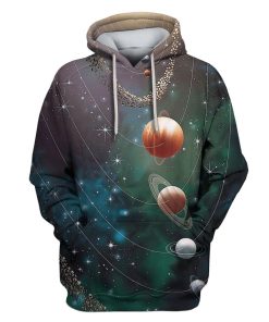 Universe Custom T-shirt - Hoodies Apparel HD-GH110628 3D Custom Fleece Hoodies Hoodie S 