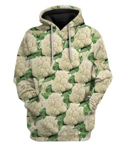 Upvote Cauliflower Custom T-Shirts Hoodies Apparel HD-TA2001201 3D Custom Fleece Hoodies Hoodie S 