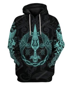 Viking Celtic Tattoos T-Shirts Hoodies Apparel VK-QM0312192 3D Custom Fleece Hoodies Hoodie S 