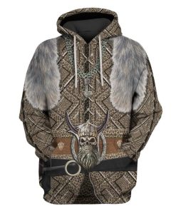 Viking Custom T-shirt - Hoodies Apparel HD-GH20354 3D Custom Fleece Hoodies Hoodie S 