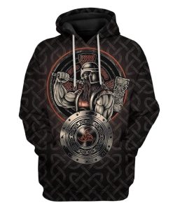 Viking T-Shirts Hoodies Apparel HD-QM0201206 3D Custom Fleece Hoodies Hoodie S 