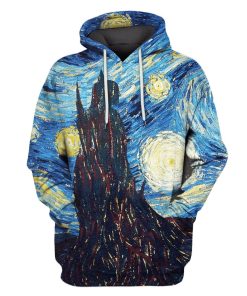 Vincent Van Gogh Starry Night Hoodies - T-Shirts - Zip Hoodies Apparel HT110112 3D Custom Fleece Hoodies Hoodie S 