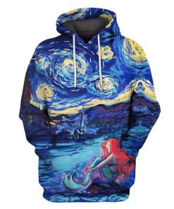 Vincent Van Gogh Starry Night Hoodies - T-Shirts - Zip Hoodies Apparel HT110113 3D Custom Fleece Hoodies Hoodie S 