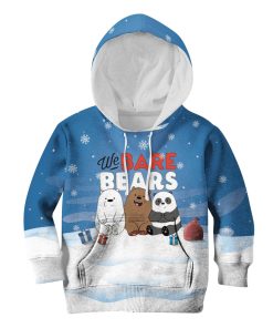 We Bare Bears Custom Hoodies T-shirt Apparel HD-MV110719K kid 3D apparel Kid Hoodie S/6-8