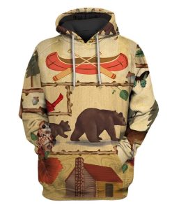wildlife JOY OF CAMPING Custom Hoodies Apparel HD-GH20006 3D Custom Fleece Hoodies Hoodie S