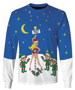 Winter Christmas Custom T-shirt - Hoodies Apparel HD-UGL110203 3D Custom Fleece Hoodies Long Sleeve S