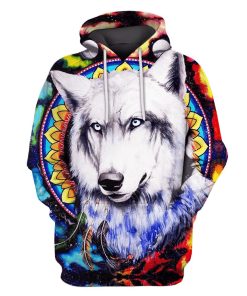 Wolf Hoodies - T-Shirts Apparel WL110116 3D Custom Fleece Hoodies Hoodie S 